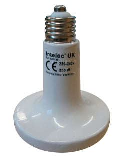 Dull Emitter Ceramic Infra-Red Bulb, 150 watt